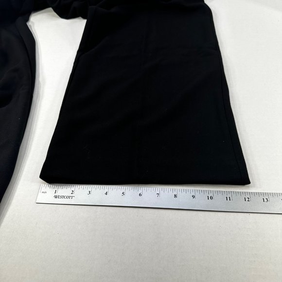 The Loft Women's Sz 12 Pant High Waist Straight Through Hip Black New With Tags - Picture 11 of 16